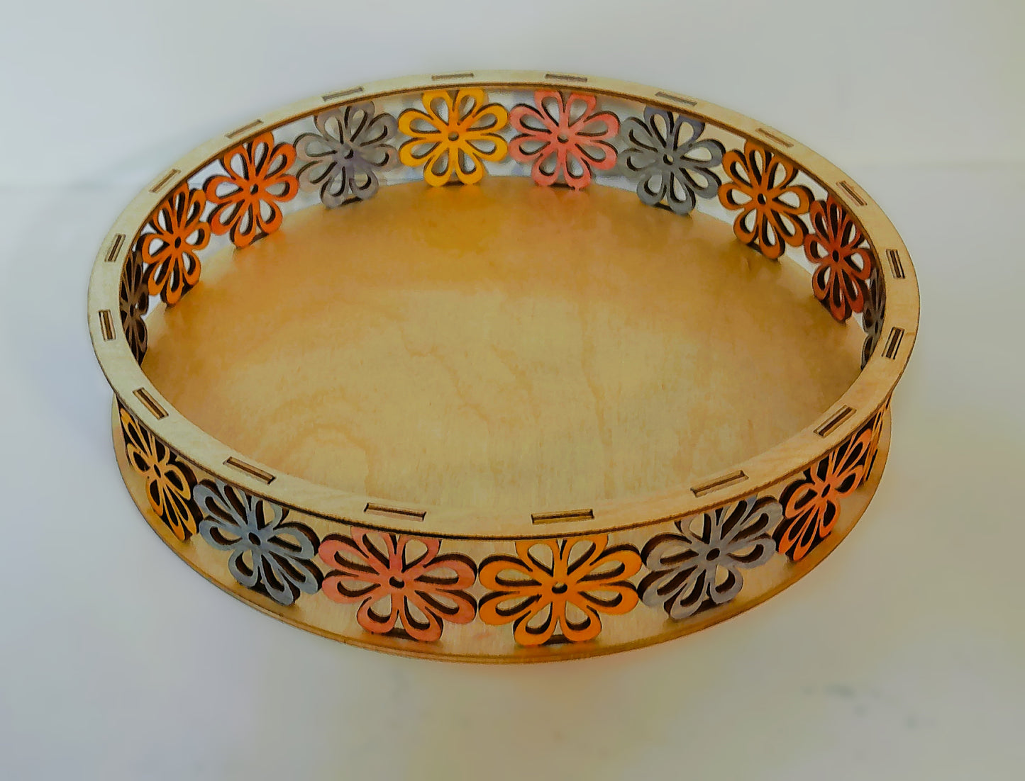 Round Flower Bowl